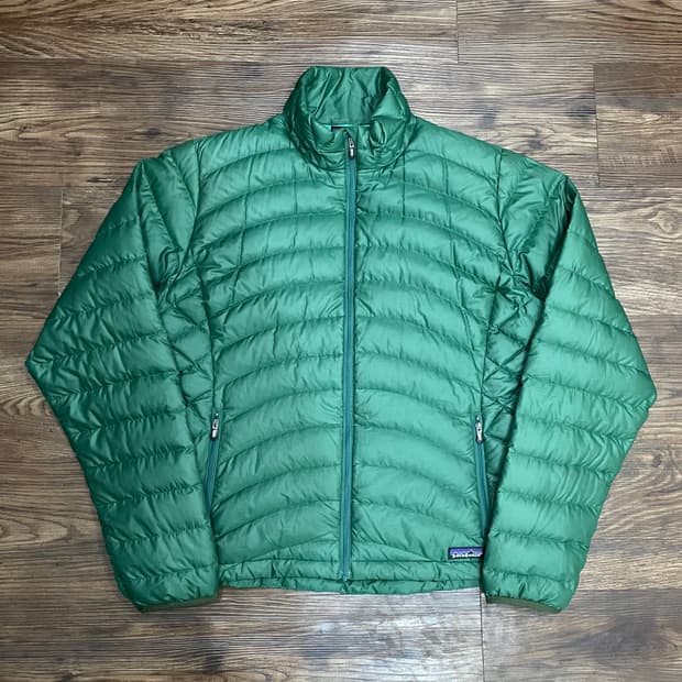 파타고니아 다운 스웨터 패딩 자켓 그린