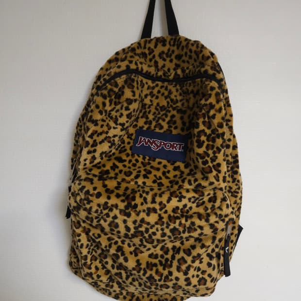 잔스포츠 레오파드 백팩