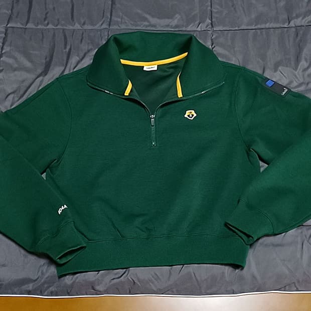 골든베어 반집업 골프맨투맨 F 여성88가능 가슴54 기장57