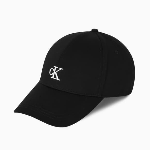 CALVIN KLEIN JEANS 남녀공용 엠브로이더리 로고 볼캡