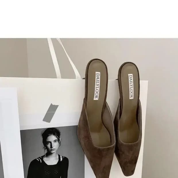 데일리룩 자체제작 마놀로스퀘어뮬