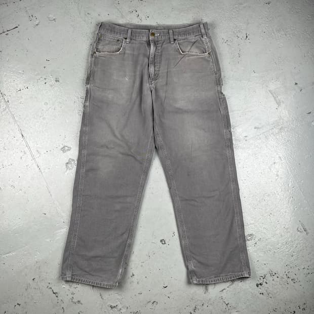 칼하트 챠콜 카펜터 팬츠 B159CHR