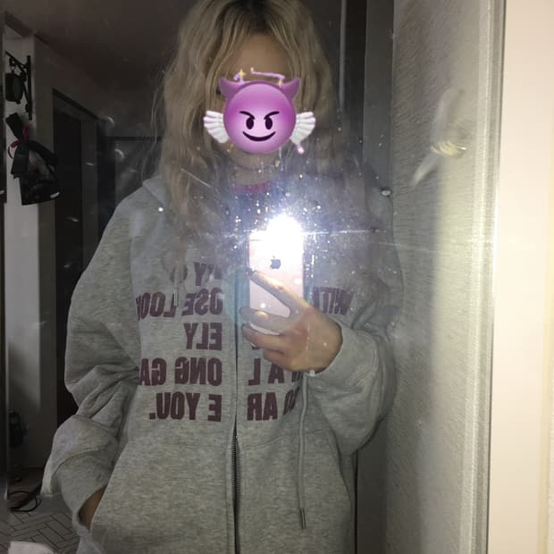 코소 멜란지 후드집업