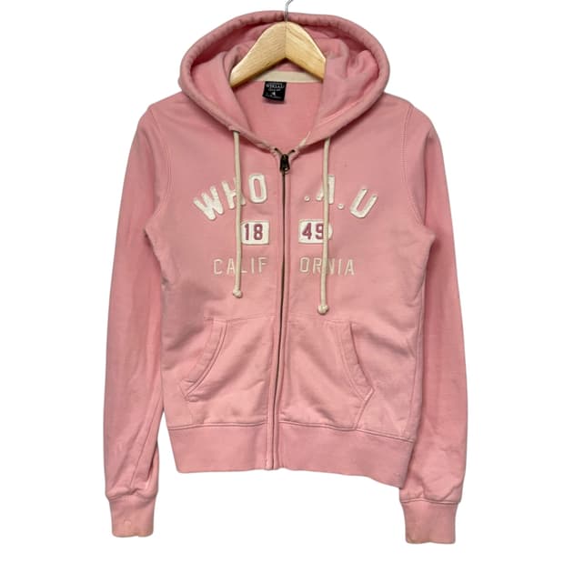 후아유 아치로고 후드집업