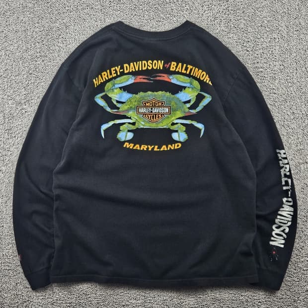 할리데이비슨 볼티모어 메릴랜드 포켓 롱슬리브 ( L ) / 11528