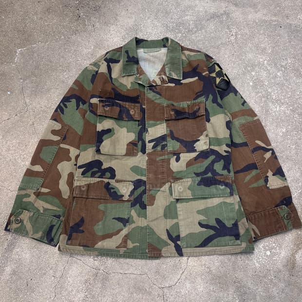 US Army 우드랜드 카모 셔츠 