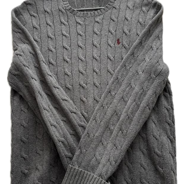 폴로 랄프로렌 그레이 니트