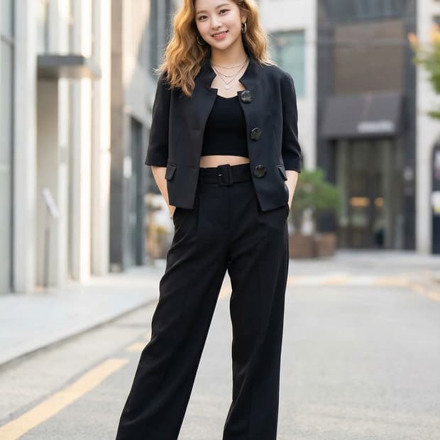 엠포리오 아르마니 울 스판 하프소매 자켓