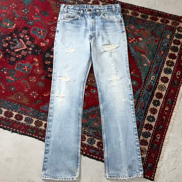 90's USA 빈티지 리바이스 517 오렌지탭 부츠컷