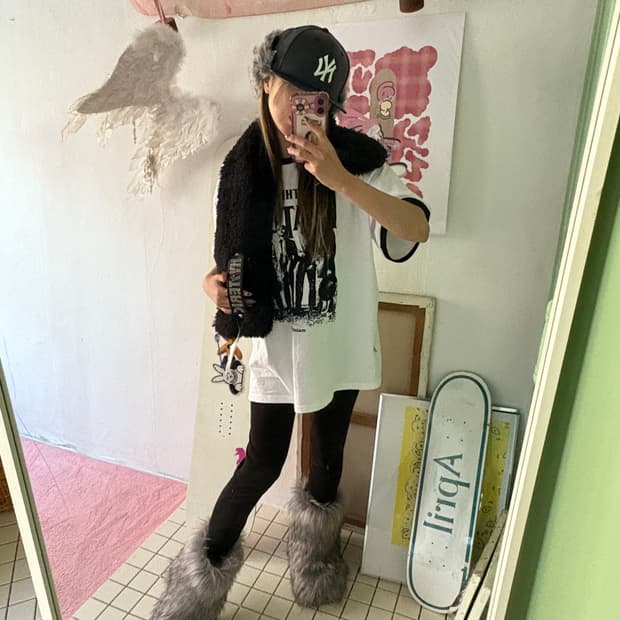 히스테릭 스터드 벨트 머플러(라스트)