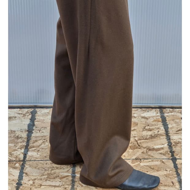 2) mudule 울 파자마 팬츠 탄