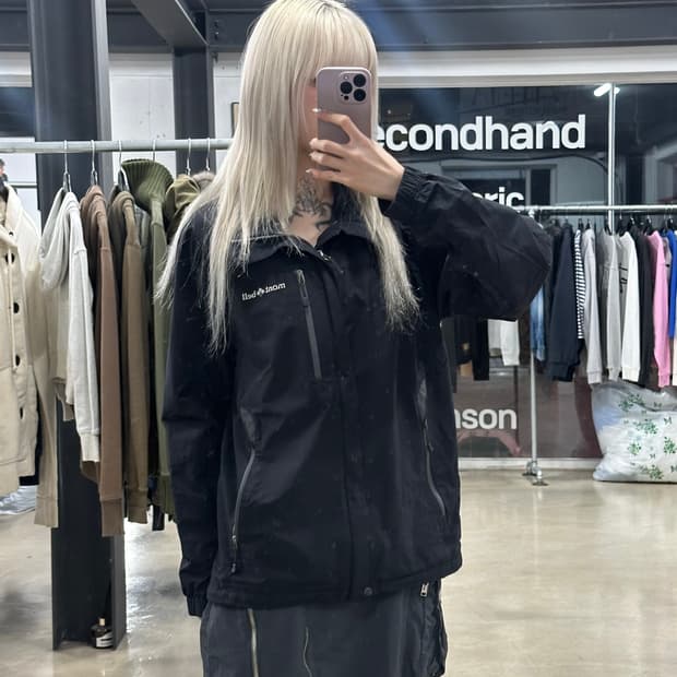 몽벨 고어텍스 블랙 윈드브레이커 자켓