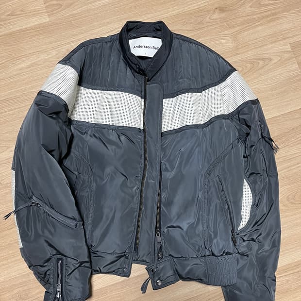 앤더슨벨 브라이언 바이커 패디드 자켓 L