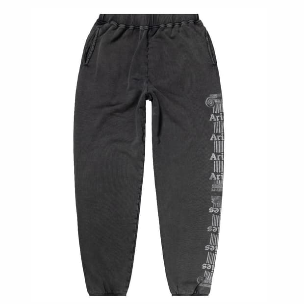 [M,L]에리즈 aged ancient column 스웨트 팬츠/차콜