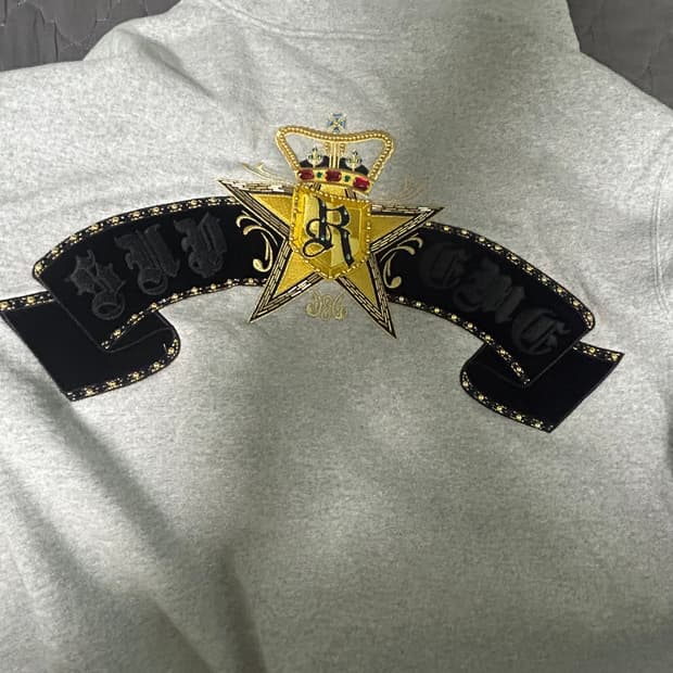 슈프림 크레스트 후드집업 L