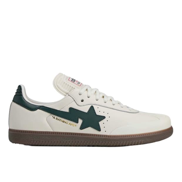 265 아디다스 x 베이프 삼바 오프 화이트 셰도우 그린 새제품 판매