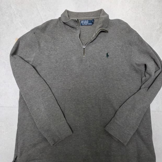 폴로 랄프로렌 하프집업 코튼 니트
