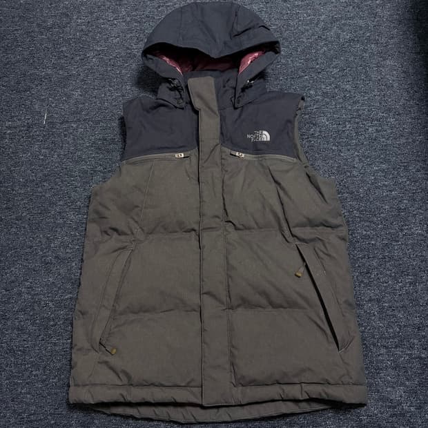 노스페이스 구스 다운 패딩 조끼