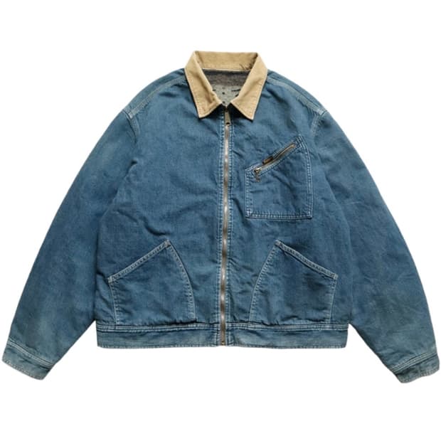 캐피탈 리버시블 데님 본 자켓 