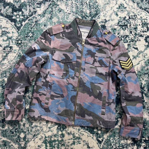 Zadig&Voltaire 쟈딕 카모 빈티지 야상 자켓(L)