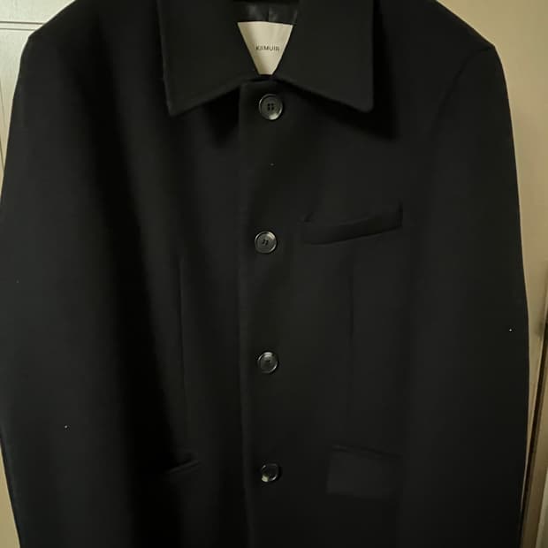 키뮤어 [WOOL 80] 울리치 대디핏 맥코트_블랙