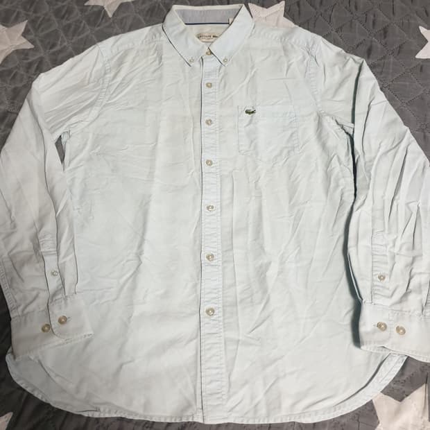 동일드방레) 라코스테 울트라 슬림핏 옥스퍼드 긴팔셔츠 (L)