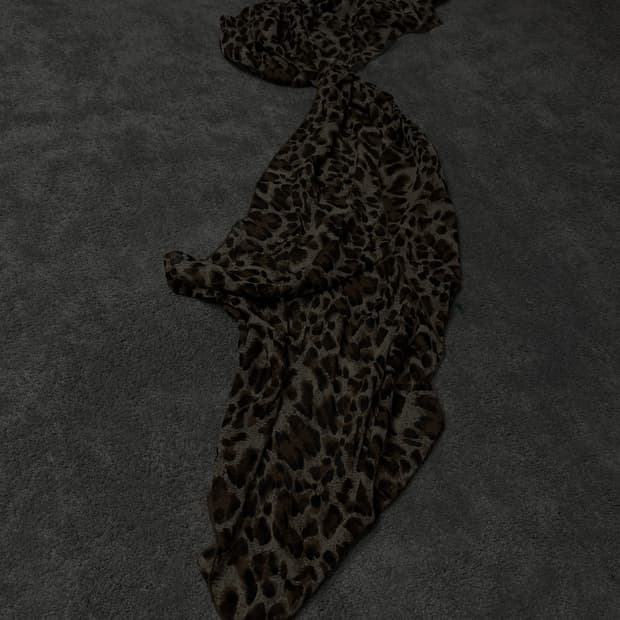 Vintage v-kei gothic punk scarf