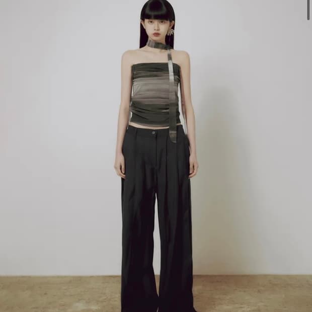 Jovian Scarf Top (FL-134_Black)