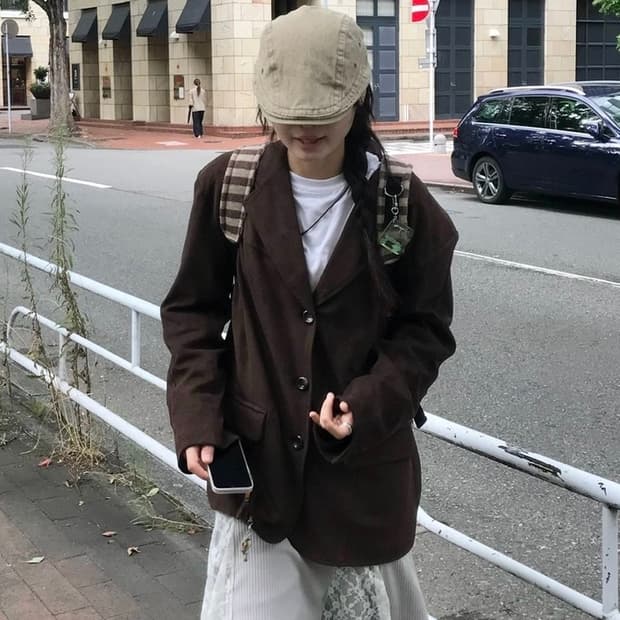시즐 하이 오버핏 자켓