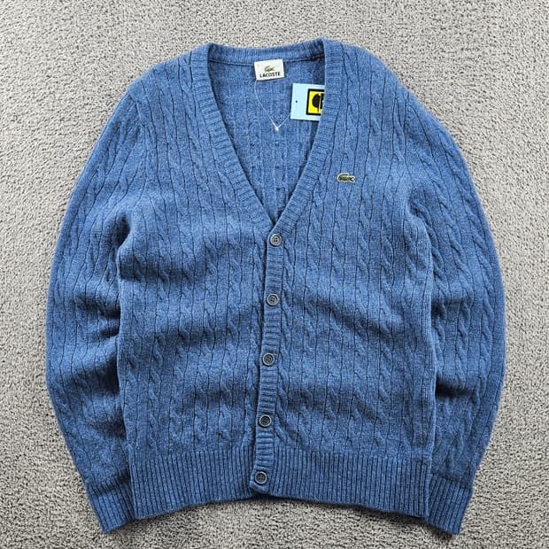 라코스테 트위스티드 케이블 니트 가디건 ( 95 ) / 10879