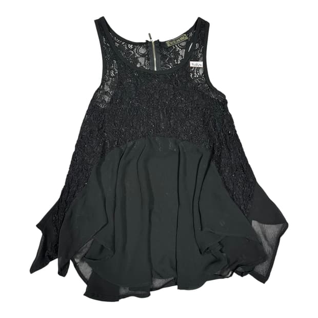 (바배) 일본 빈티지 여성 레이스 상의