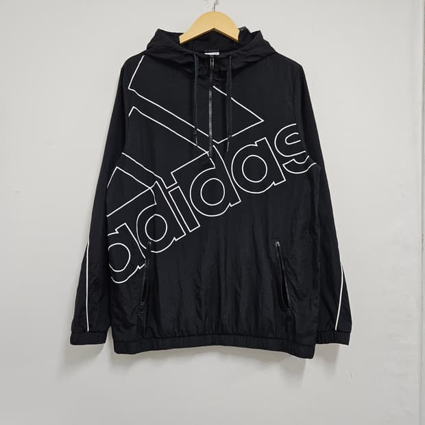 2XL 아디다스 빅로고 아노락 바람막이 105-110