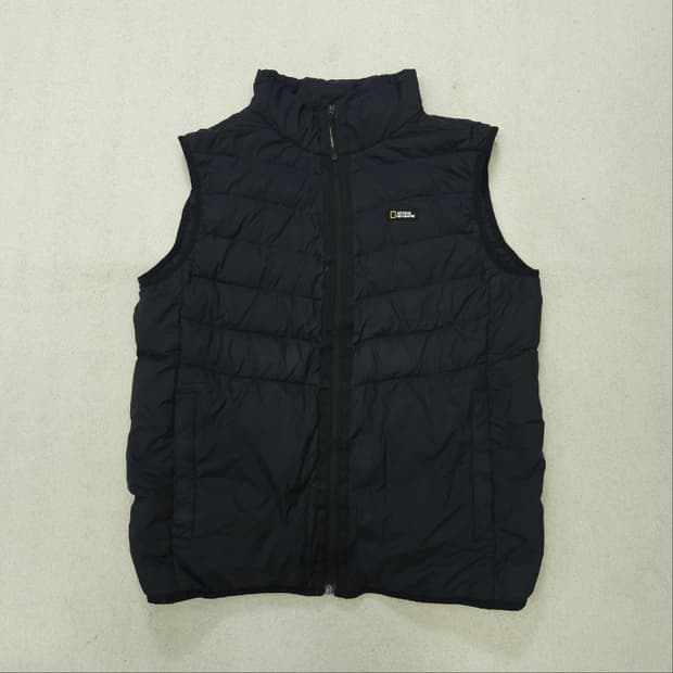 내셔널지오그래픽 패딩 조끼 XL