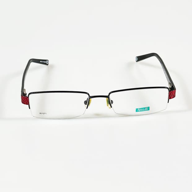 90s FUTIS 반무테 스퀘어 메탈 빈티지 안경