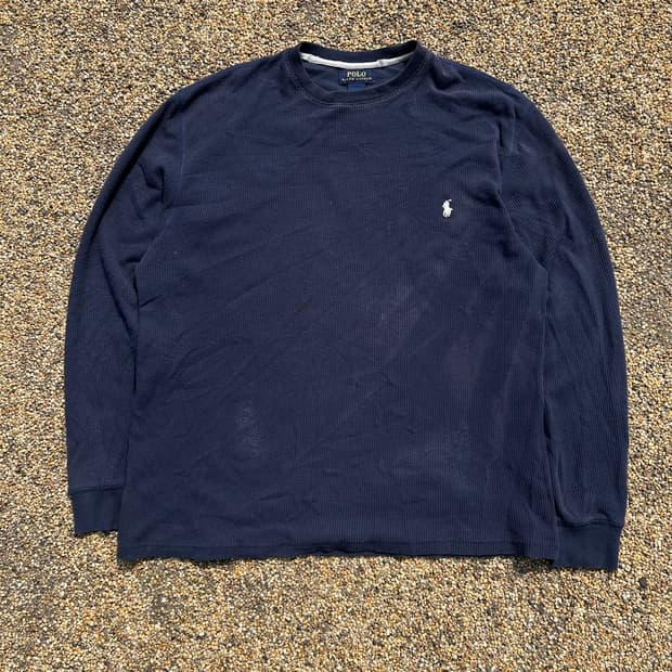 폴로 (POLO RalphLauren)네이비 와플 니트