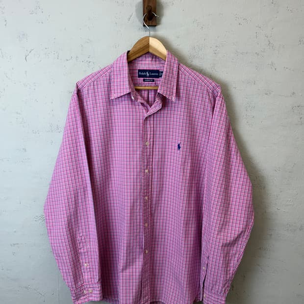 폴로랄프로렌 빈티지 체크 셔츠