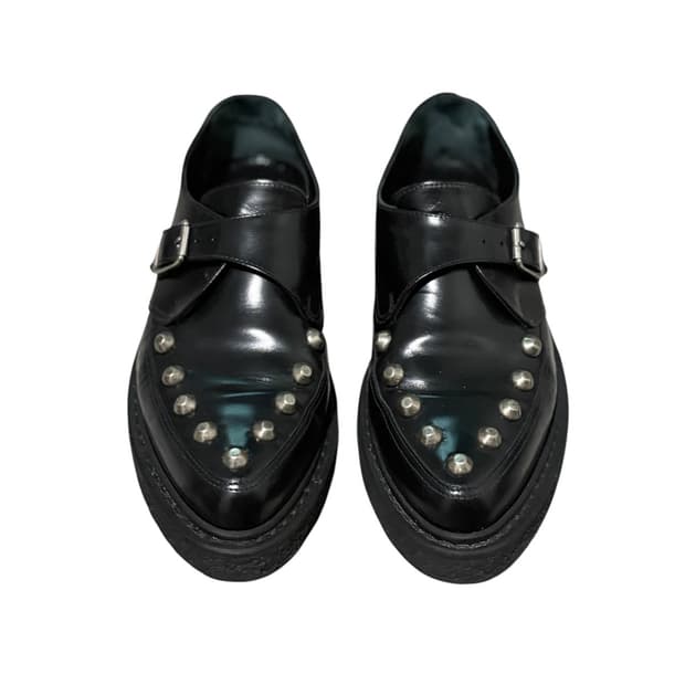 생로랑 14fw 스터드 몽크스트랩 클리퍼