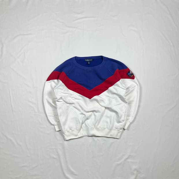 90’s 폴로랄프로렌 polo 수이사이드 스키 패치 맨투맨