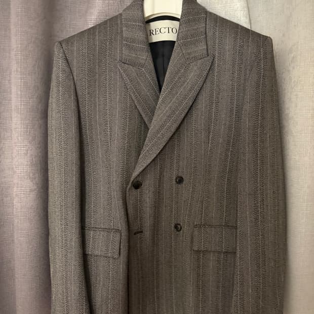 렉토 헤링본 블레이저 m