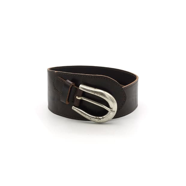 BENETTON 빈티지 베네통 아티잔 벨트 레이어링 레더  벨트 패널