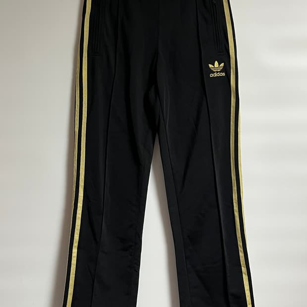 아디다스 파이어버드 와이드팬츠 검금 트랙팬츠 85