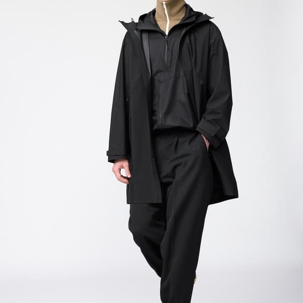 [2XL] 유니클로 C 484662 턱 와이드 테이퍼드 팬츠 블랙