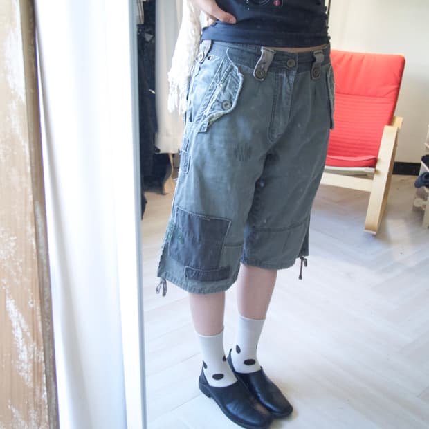 [NIX JEANS] khaki cargo short