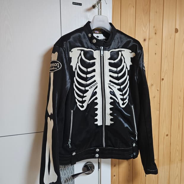 [L] 밴슨 레더 본 라이더 자켓