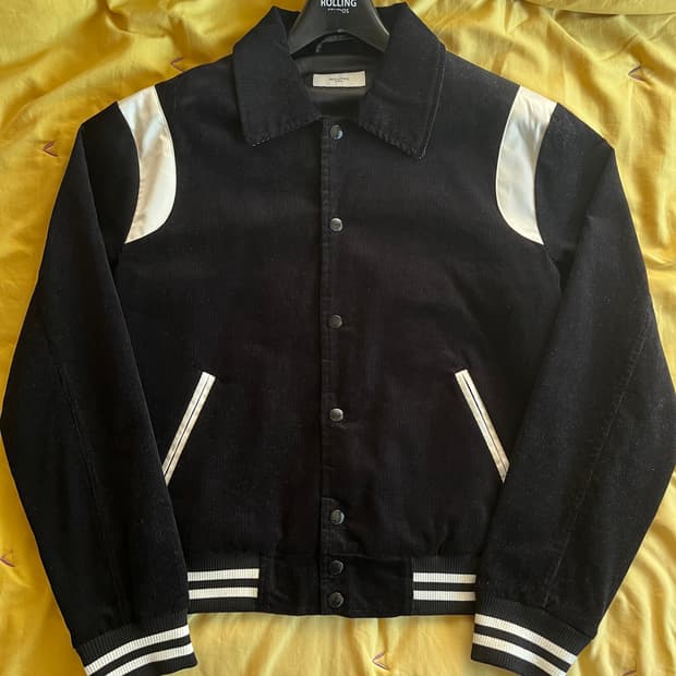 롤링스튜디오 코듀로이 바시티 자켓