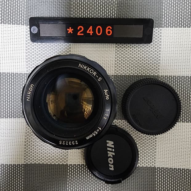 니콘 마운트 니코랄-S 55mm 1.2단렌즈