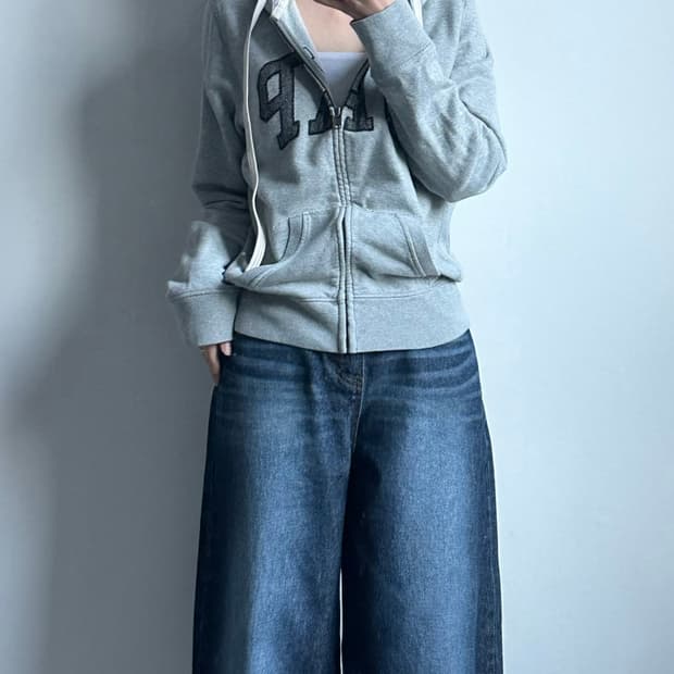 Gap 갭 그레이 후드집업