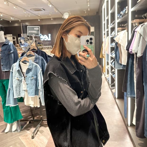 리 슬리브리스 카우보이 재킷