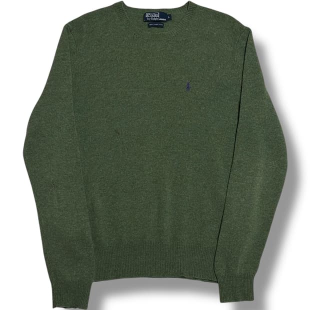 Polo Ralph Lauren 램스울 라운드넥 니트