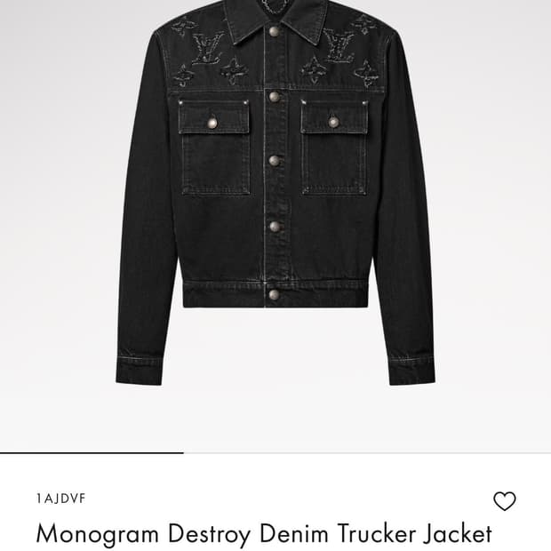 26년 신형 루이비통 모노그램 데님 트러커 디스트로이 자켓 54